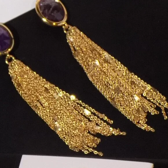 Lot 3 New Kate Spade Pairs Dangle Earrings Bundle Color Crush, Razzle Dazzle - Picture 4 of 7